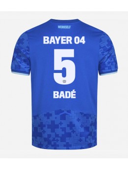 Moški Nogometna dresi replika Bayer Leverkusen Loic Bade #5 Tretji 2025-26 Kratek rokav Moški Nogometna dresi replika Bayer Leverkusen Loic Bade #5 Tretji 2025-26 Kratek rokav